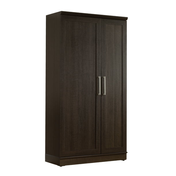 Pemberly Row 2 Door Storage Cabinet in Espresso Oak 
